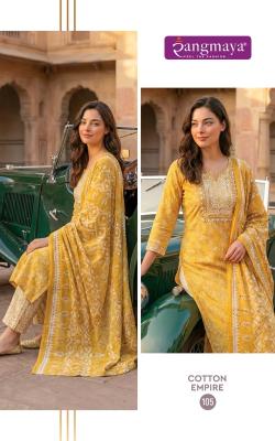 Rangmaya cotton empire wholesale designer kurtis and gowns